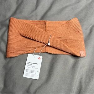 Lululemon Twist Knit Ear Warmer NWT Pink Savannah (One Size)